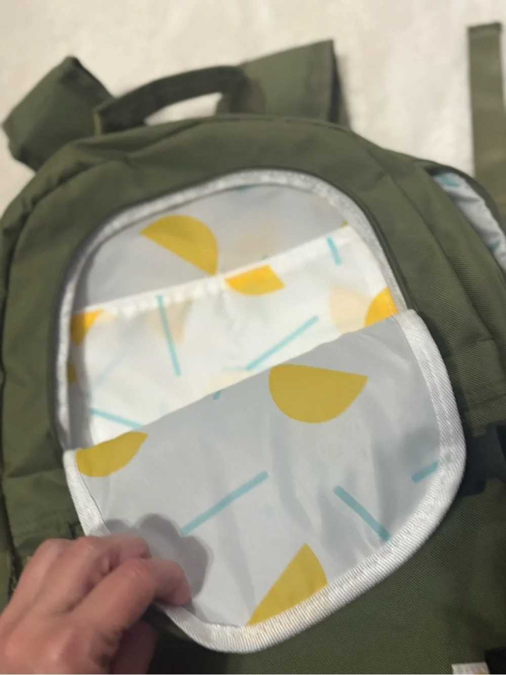 Hudson Taylor Olive Backpack with Matching Waist Pack